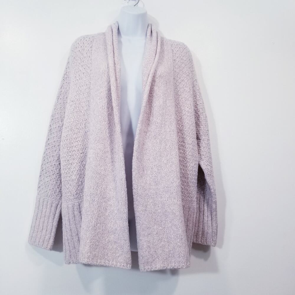 Anthropologie Angel of The North Women size XS Alpaca Blend Pink Knit Cardigan